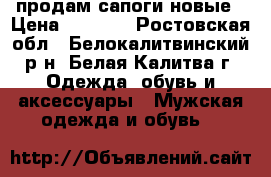 продам сапоги новые › Цена ­ 5 000 - Ростовская обл., Белокалитвинский р-н, Белая Калитва г. Одежда, обувь и аксессуары » Мужская одежда и обувь   